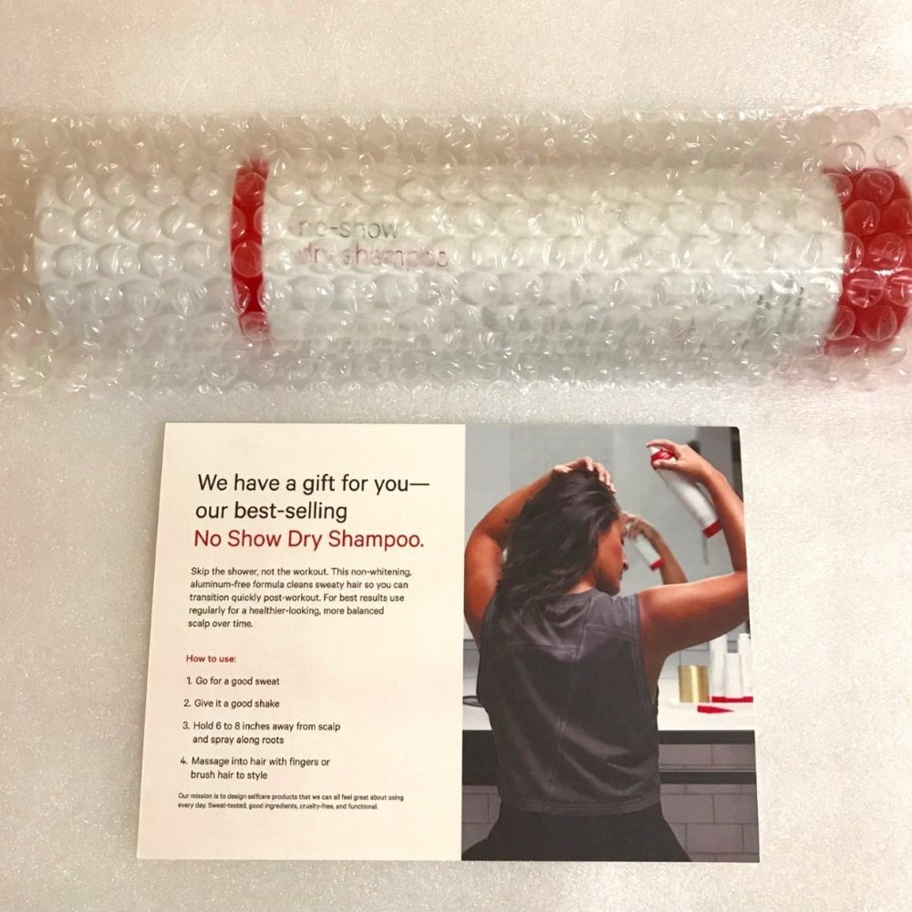 Lululemon No-Show Dry Shampoo Full Size 8.3 OZ